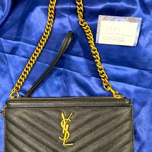 Ysl clutch/ shoulder bag